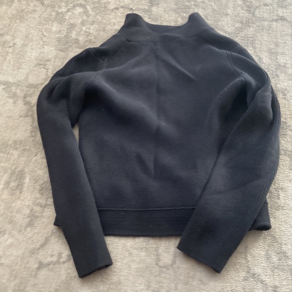 Eddie Bauer black sweater jacket - Picture 2 of 3